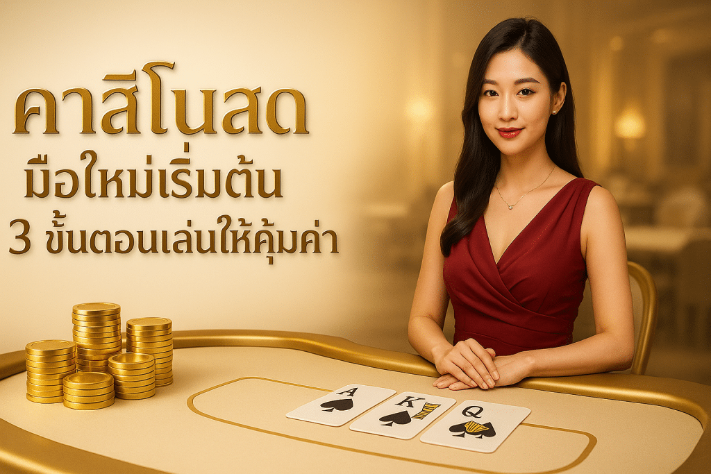 คาสิโนสด มือใหม่เริ่มต้น