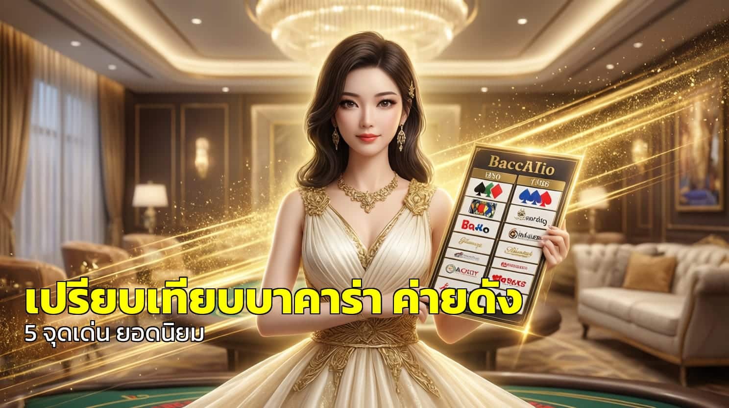เปรียบเทียบบาคาร่า ค่ายดัง